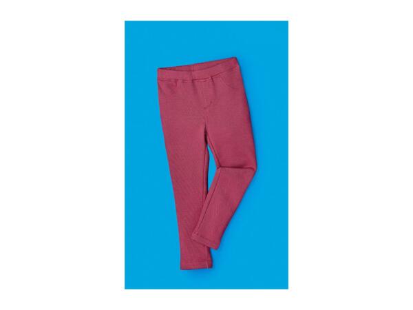 Lupilu Kids' Red Thermal Jeggings