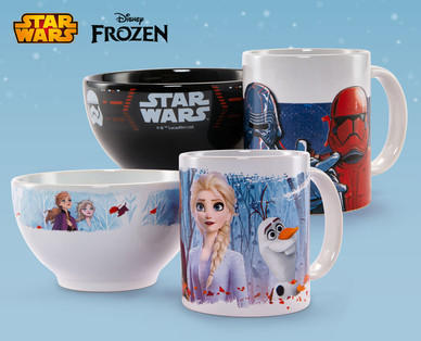 FROZEN/STAR WARS Kinder-Lizenzgeschirr