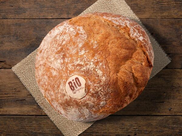 Pain bio croustillant cuit au feu de bois
