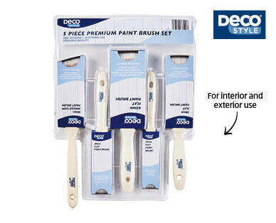 5 Piece Premium Paint Brush Set
