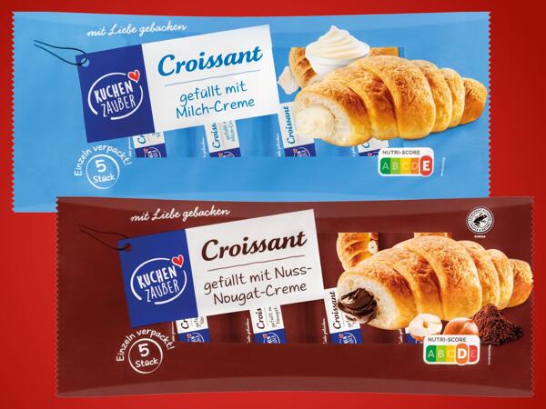 Croissant mit Cremefüllung