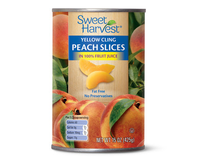 Sweet Harvest Peach Slices in 100% Juice