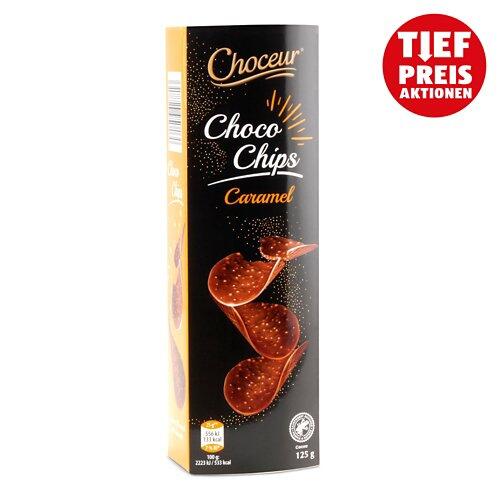 CHOCEUR Schoko Chips, Karamell