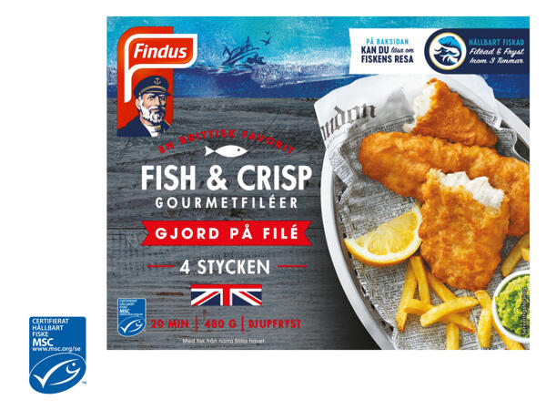 Findus fish & crisp spröda gourmetfiléer