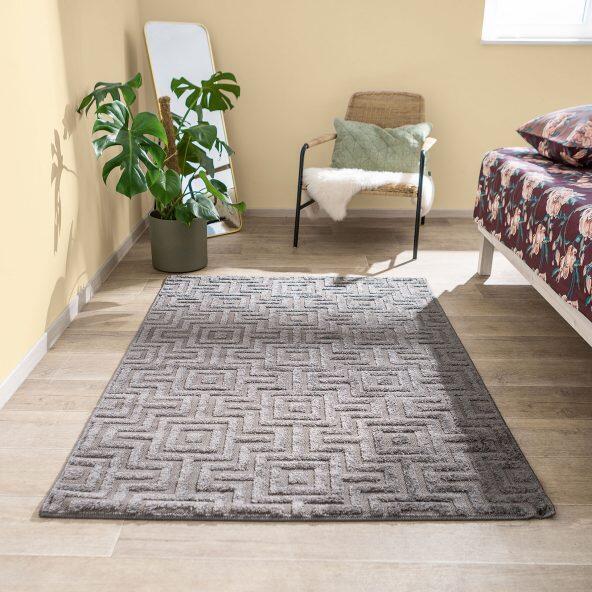 HOME CREATION(R) Teppich mit Hoch-Tief-Struktur