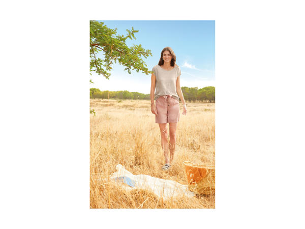Esmara Ladies' Linen Blend Shorts1