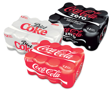 Coca-Cola Zero/Diet Coke/Coca-Cola Cans