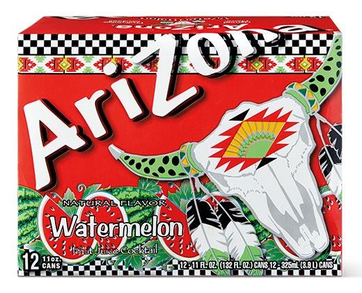 Arizona Watermelon Juice Cocktail 12pk