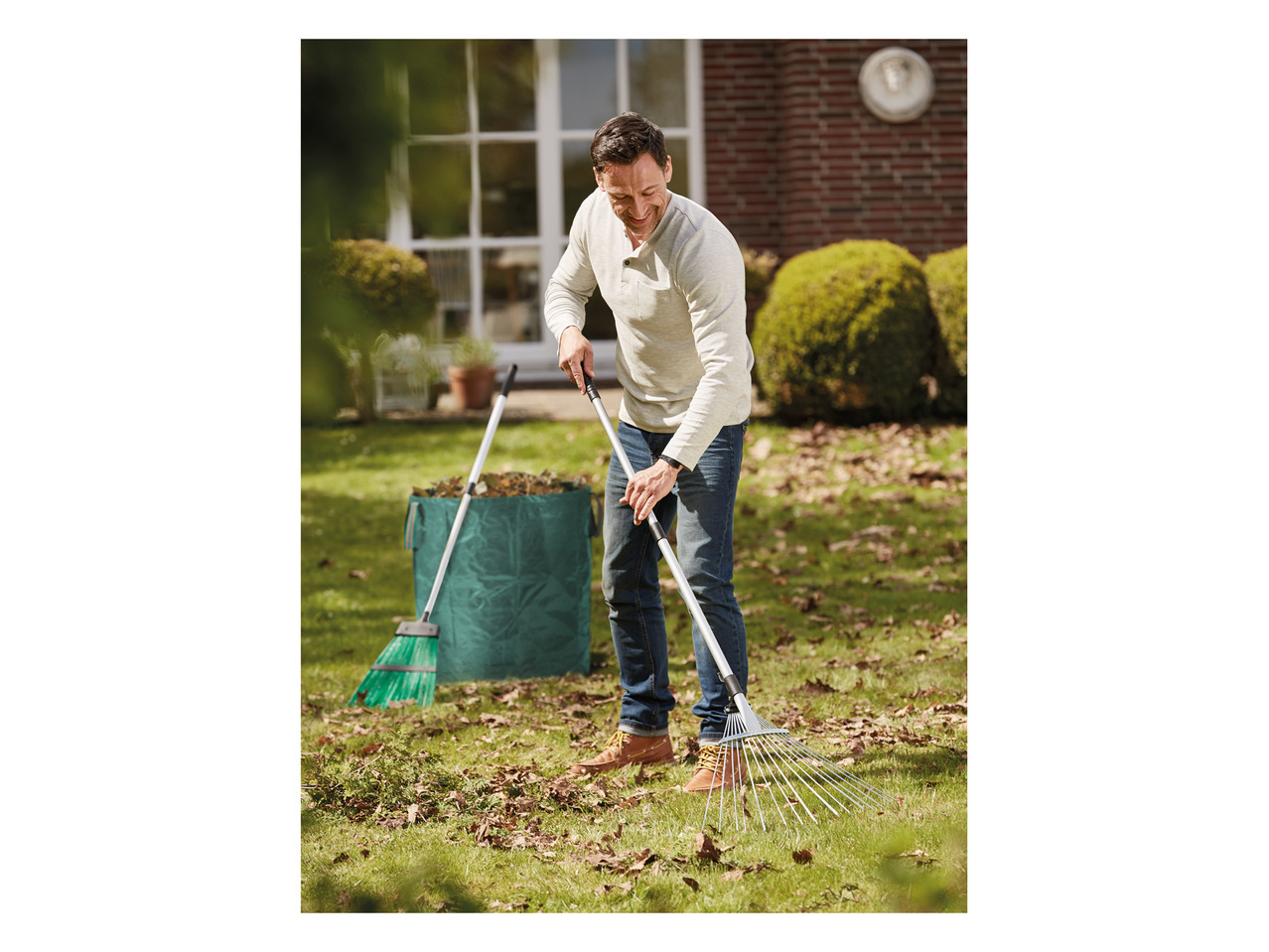 Florabest Outdoor Broom or Fan Rake1
