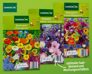 GARDENLINE Saatteppich Sommerblumen