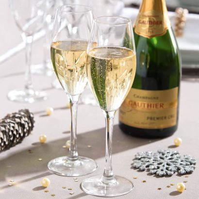 Flûtes à champagne, 6 pcs