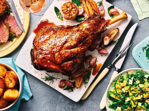 Stuffed Irish Lamb Leg
