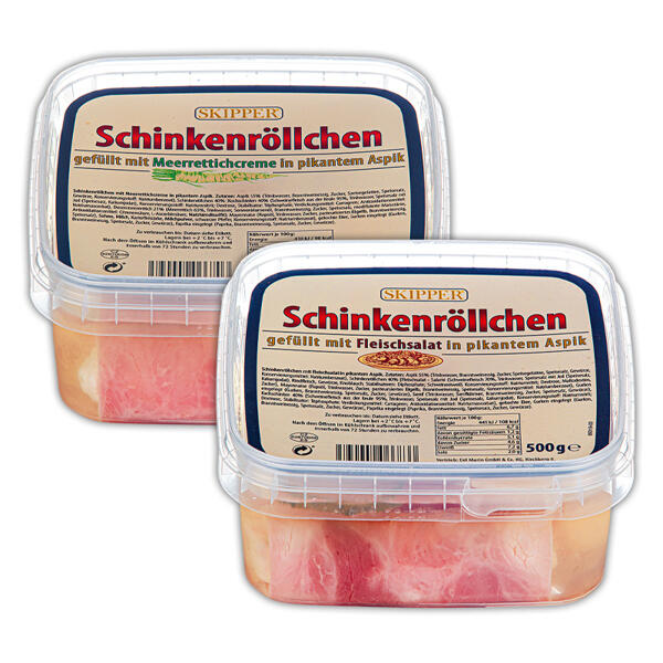 Schinkenröllchen