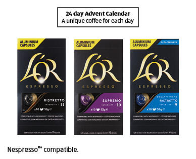 L'Or Coffee Capsule Advent Calendar