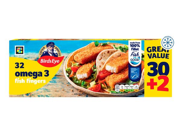 Birds Eye 32 Omega 3 Fish Fingers 32 x 28g