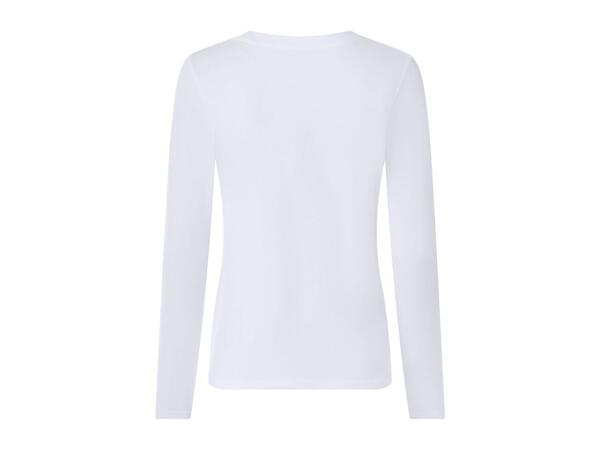 Esmara Ladies' Black & White Long Sleeve Tops - 2 Pack