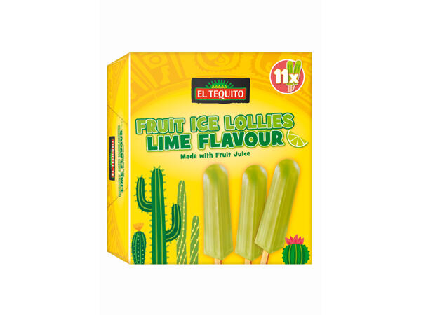 Lime Flavoured Ice Lollies