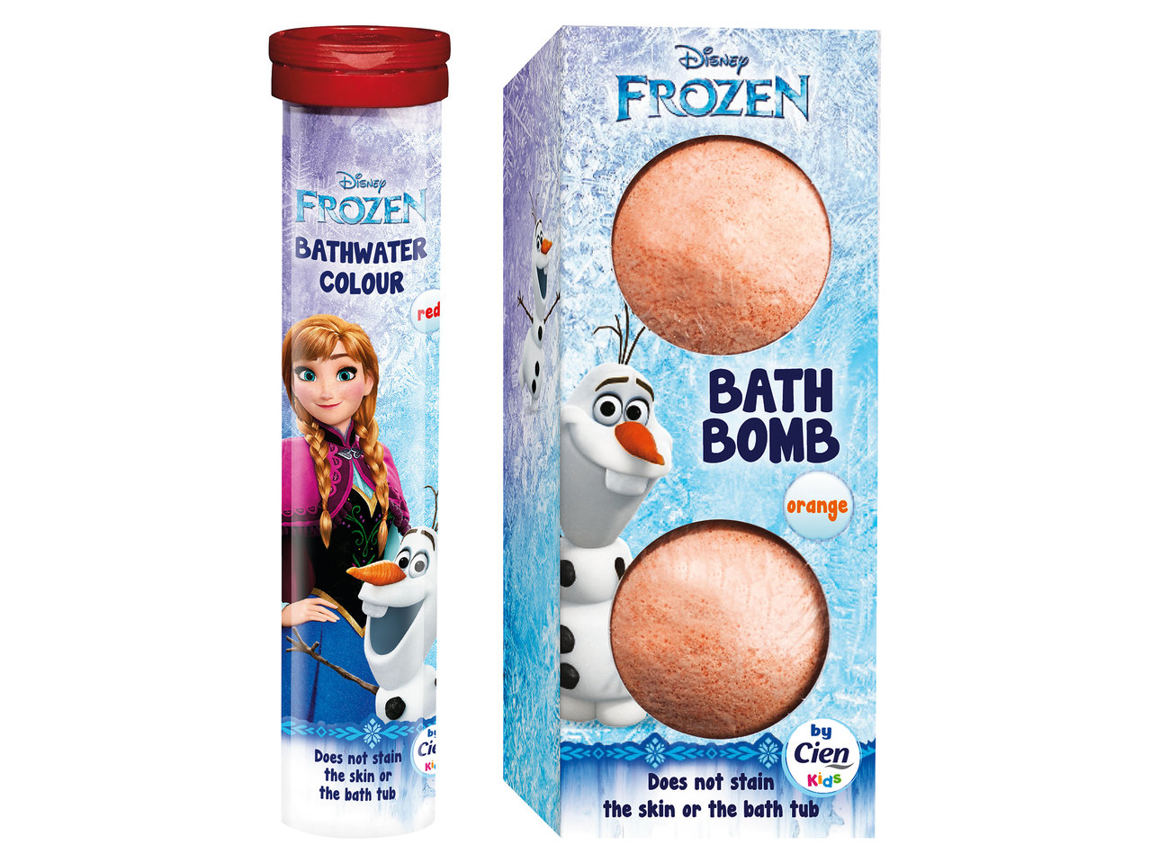 CIEN Badewasserfarbe „Disney Frozen"/Badekugeln „Disney Frozen"
