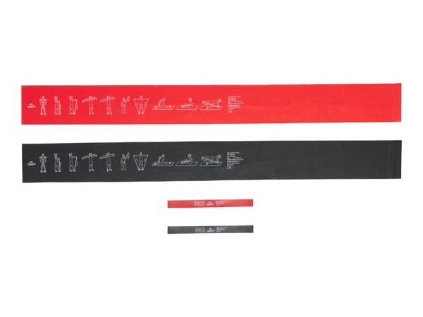 Crivit Resistance Bands - Set of 4 Strong to Extra-Strong Resistance