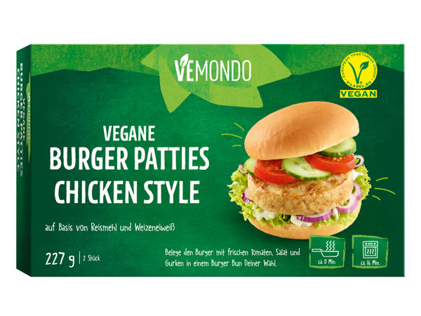 Vegane Burger Patties