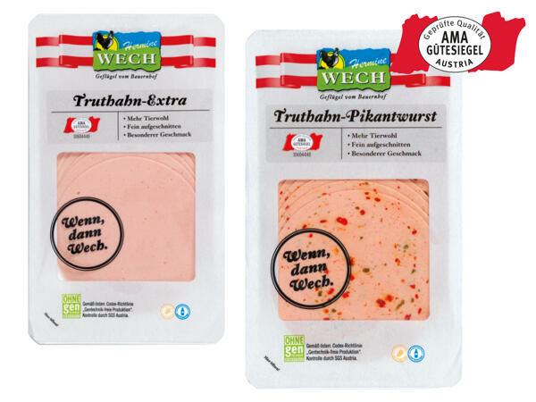 Wech Puten Extrawurst/ Pikantwurst geschnitten