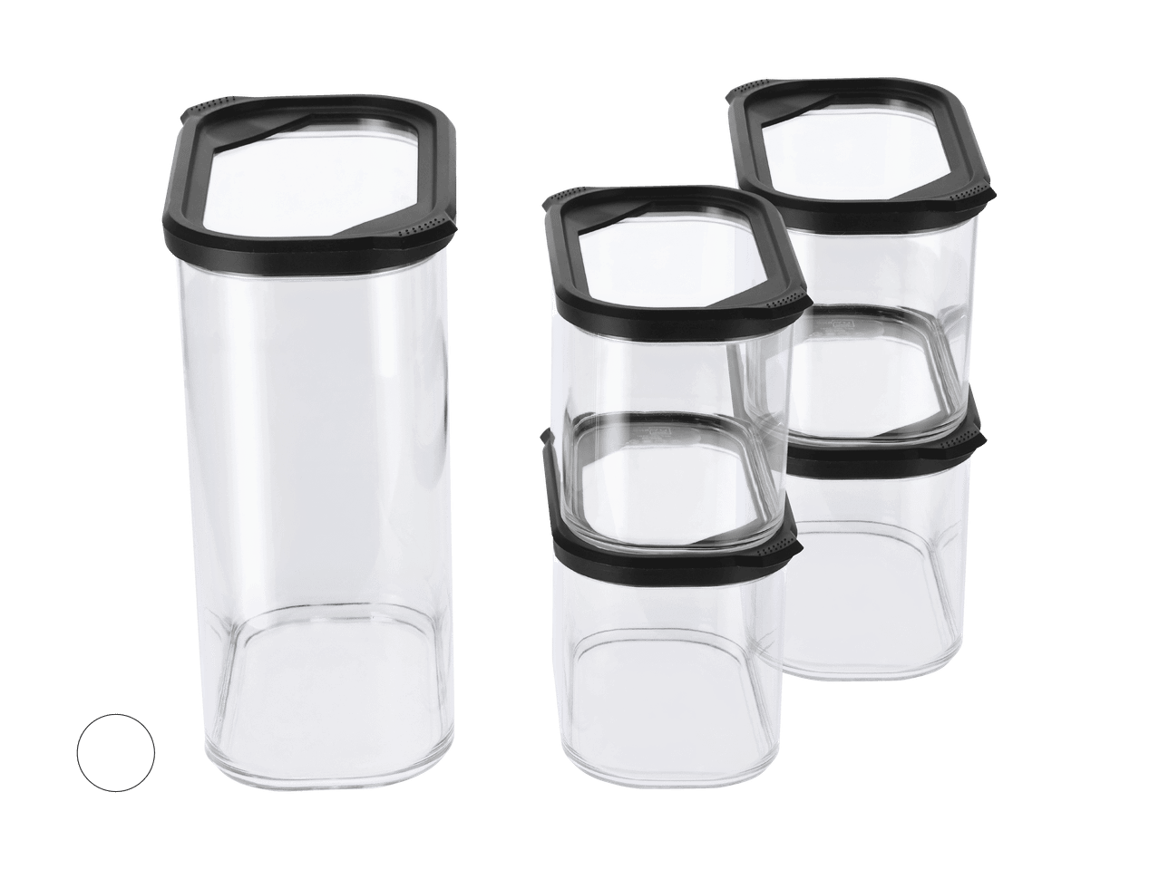 Set de boîtes à provision, 5 pièces