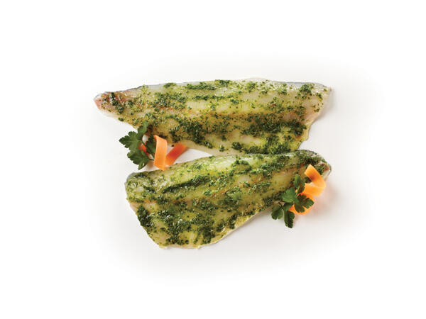 Sea Bass Fillets in Green Sauce