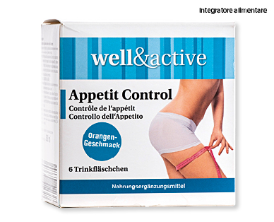 Bevanda per il controllo dell'appetito WELL & ACTIVE