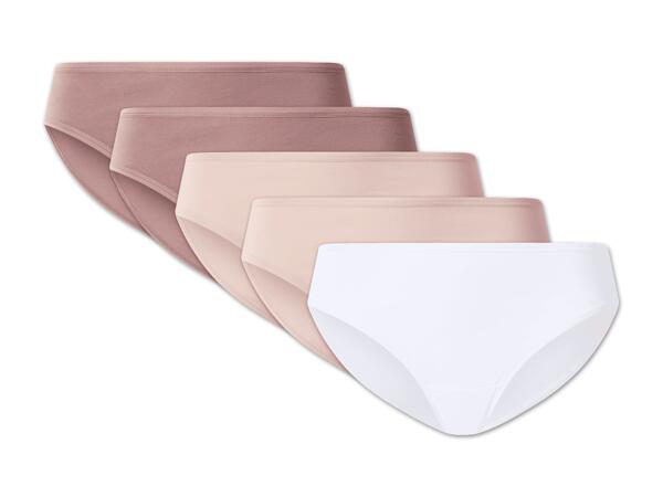 Damen Slips/Hipster, 5 Stück