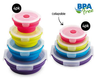Collapsible Food Containers