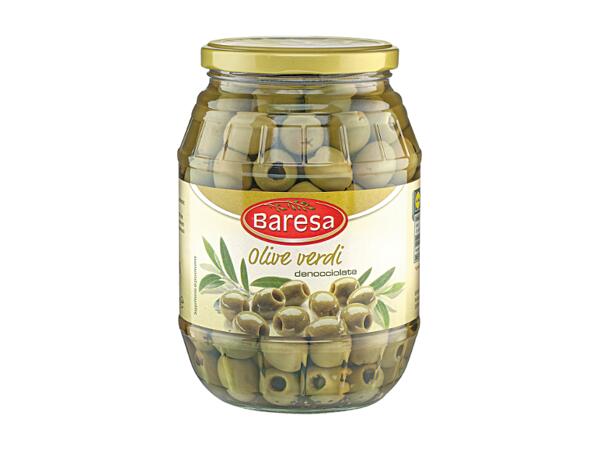 Green Pitted Olives