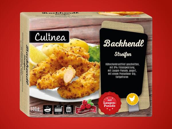 Backhendl Streifen