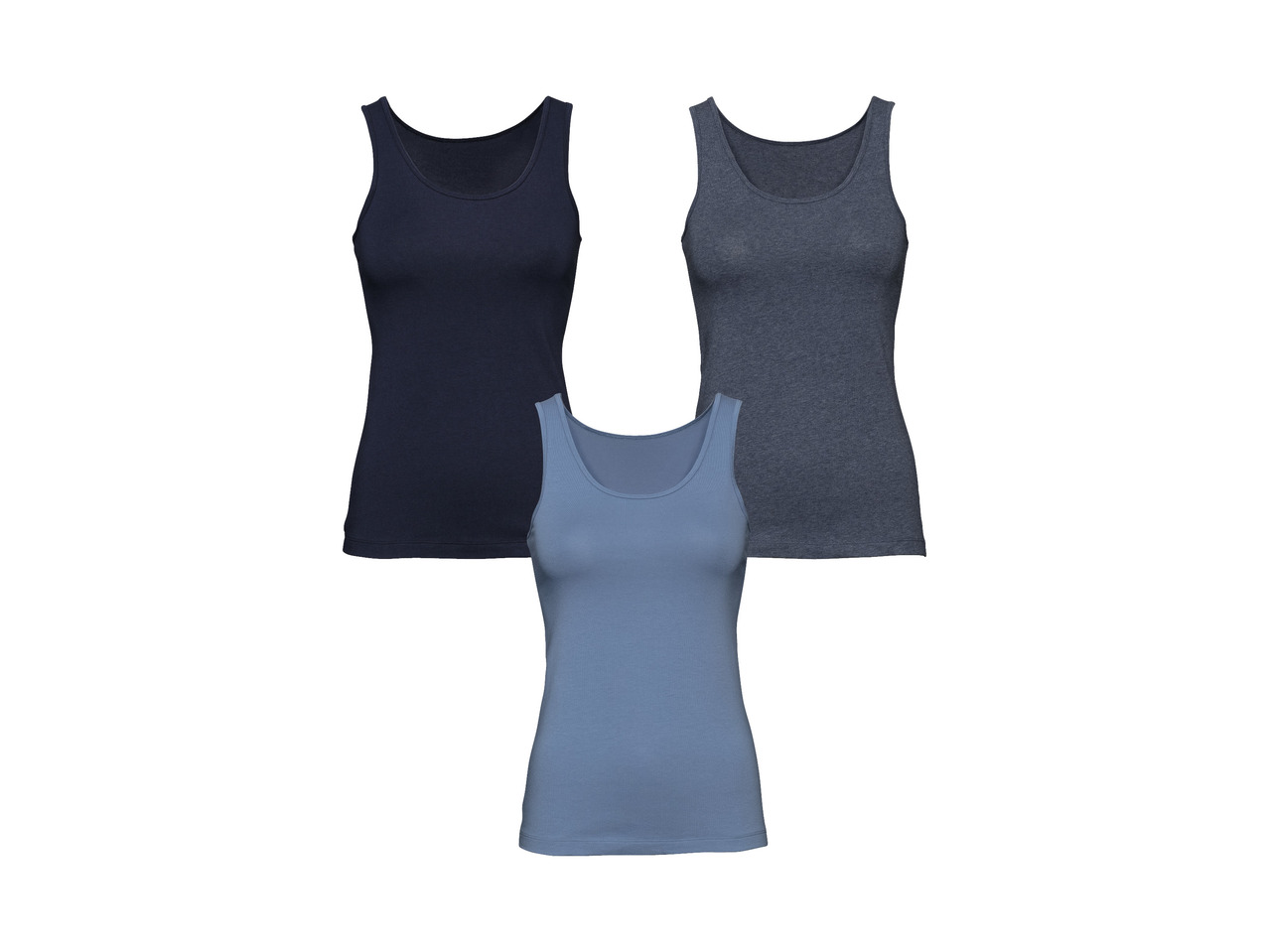 ESMARA LINGERIE(R) Undertrøje 3-pak