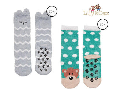 Children's Bed Socks 2pk