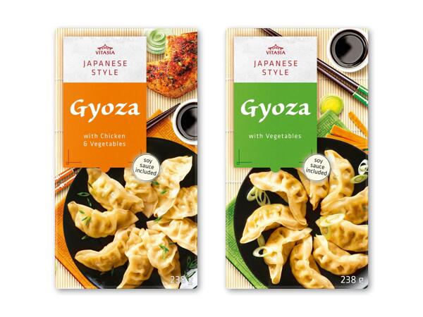 Gyoza med dyppelse
