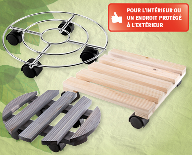 Porte-plantes à roulettes EASY HOME(R)