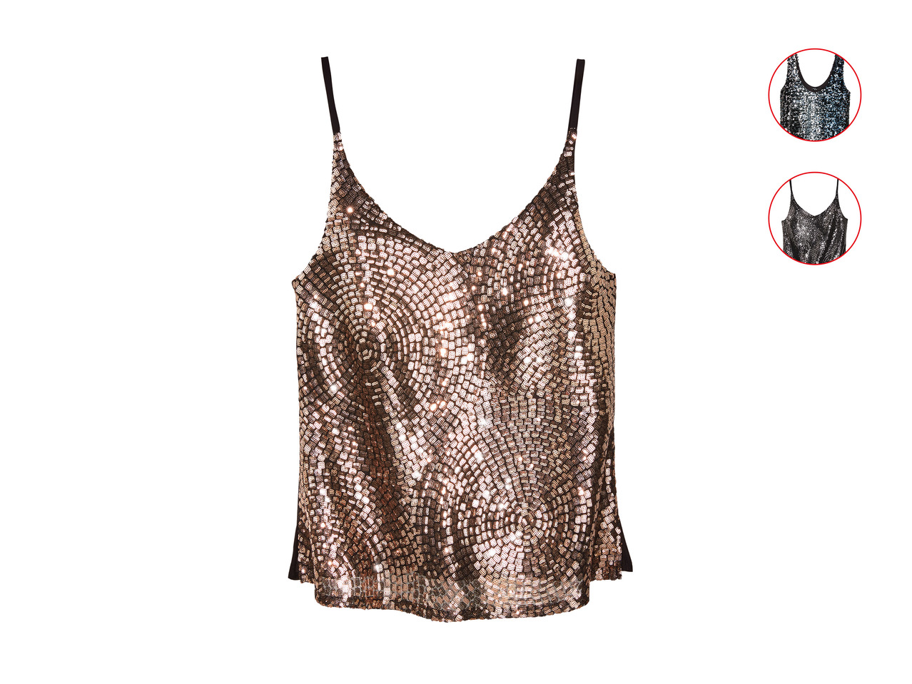 esmara by Heidi Klum Sequin Cami Top1