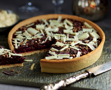 Specially Selected Black Forest Belgian Tart