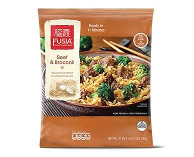Fusia Asian Inspirations 
 Beef and Broccoli or Beef Lo Mein