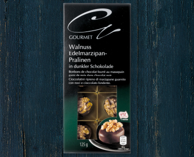 GOURMET Baumnuss-Edelmarzipan-Pralinés