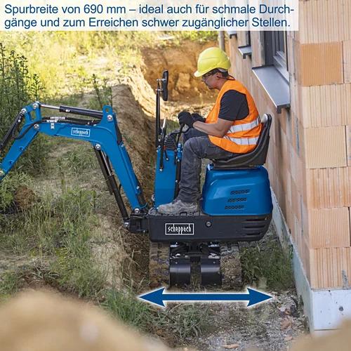 SCHEPPACH Mini Bagger EXC815