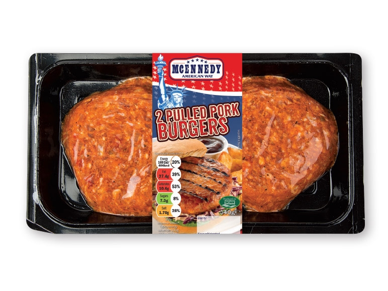 MCENNEDY(R) 2 Pulled Pork Burgers