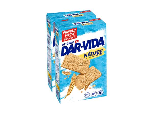 Crackers nature Dar-Vida pack familial, pack de 2
