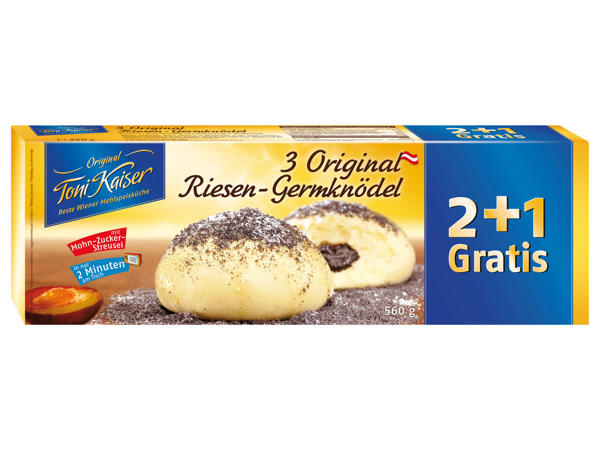 TONI KAISER Riesen-Germknödel