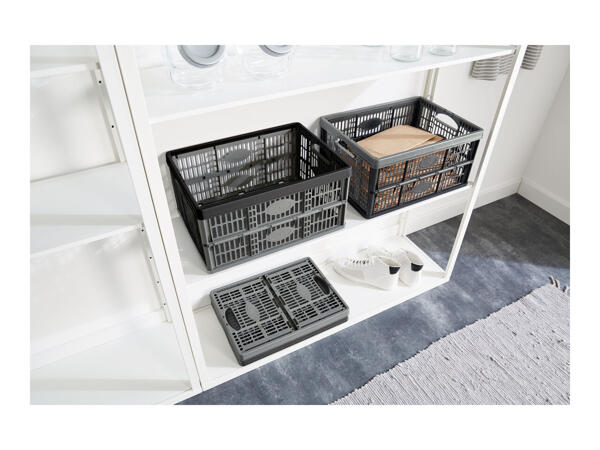 Livarno Home Recycled Plastic Collapsible Crate