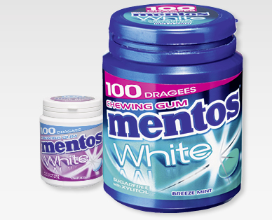 MENTOS(R) Kaugummi White