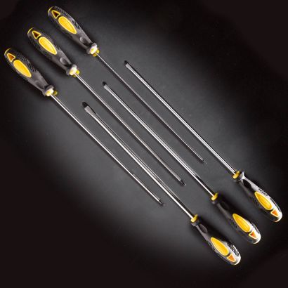 Tournevis à longue tige, 6 pcs