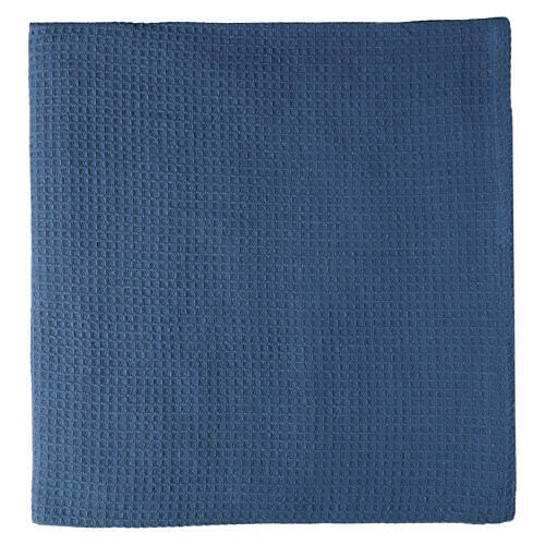 90" x 90" Full/Queen Size Cotton Blanket, Blue