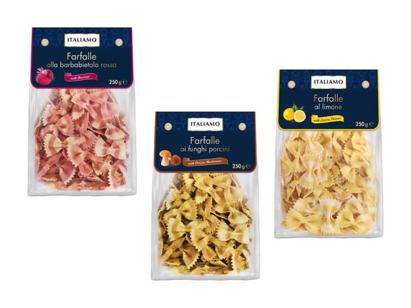 Farfalle colorées