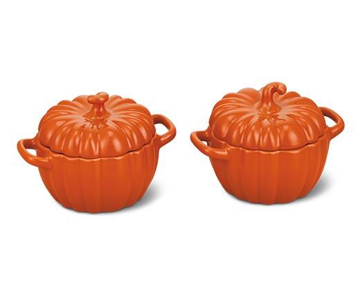 Crofton 2pk. Mini Pumpkin Casserole Dishes